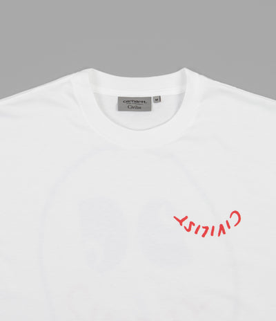 Carhartt x Civilist Logo T-Shirt - White