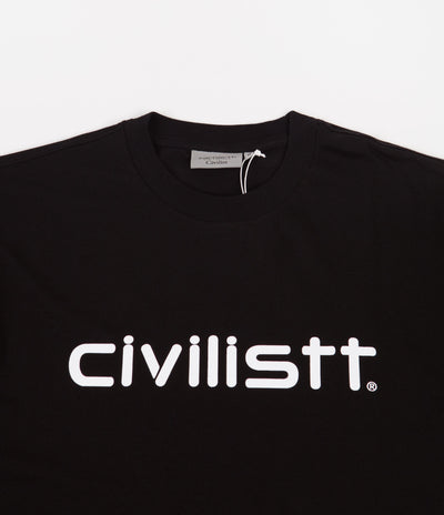 Carhartt x Civilist Script T-Shirt - Black / White