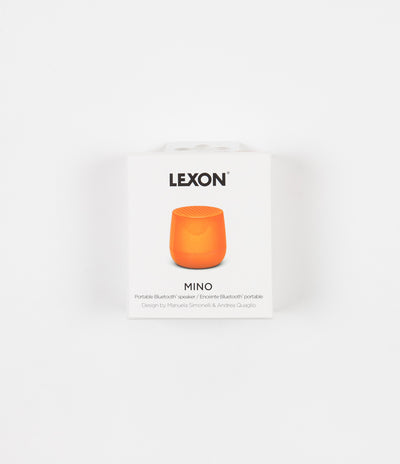Carhartt x Lexon Mino Speaker - Neon Orange