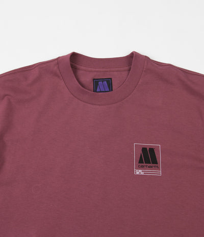 Carhartt x Motown Orderform T-Shirt - Dusty Fuchsia