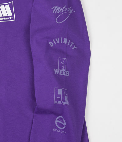 Carhartt x Motown Sublabels Long Sleeve T-Shirt - Prism Violet