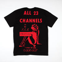 Carhartt x PAM Radio Club All Channels T-Shirt - Black thumbnail