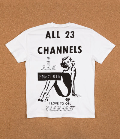 Carhartt x PAM Radio Club All Channels T-Shirt - White