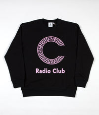 Carhartt x PAM Radio Club Logo Sweatshirt - Black / Vegas Pink