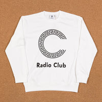 Carhartt x PAM Radio Club Logo Sweatshirt - White / Black thumbnail