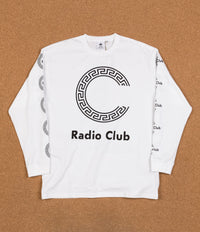Carhartt x PAM Radio Club Roma Long Sleeve T-Shirt - White