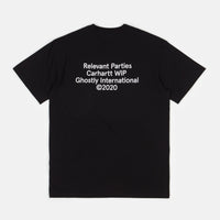 Carhartt x Relevant Parties Ghostly T-Shirt - Black thumbnail