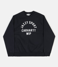 Carhartt x Relevant Parties Jazzy Sport Crewneck Sweatshirt - Dark Navy / White