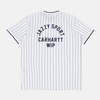 Carhartt x Relevant Parties Jazzy Sport Jersey - White / Navy thumbnail
