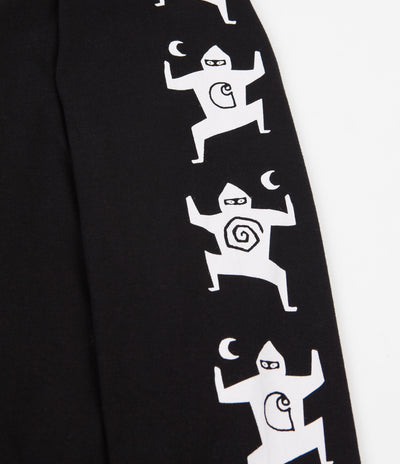 Carhartt x Relevant Parties Ninja Tune Long Sleeve T-Shirt - Black / White