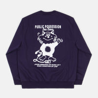 Carhartt x Relevant Parties Public Possession Crewneck Sweatshirt - Blue / Light Blue thumbnail