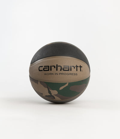 Carhartt x Spalding Valiant 4 Basketball - Camo Laurel / Black / Air Force Grey / Leather