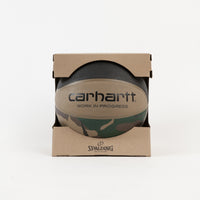 Carhartt x Spalding Valiant 4 Basketball - Camo Laurel / Black / Air Force Grey / Leather thumbnail