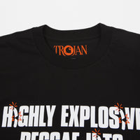 Carhartt x Trojan Records Explosion Long Sleeve T-Shirt - Trojan Black thumbnail