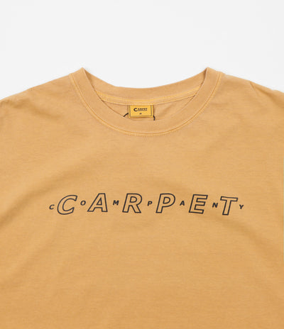 Carpet Co. Pigment Dyed Puff Ink T-Shirt - Mustard