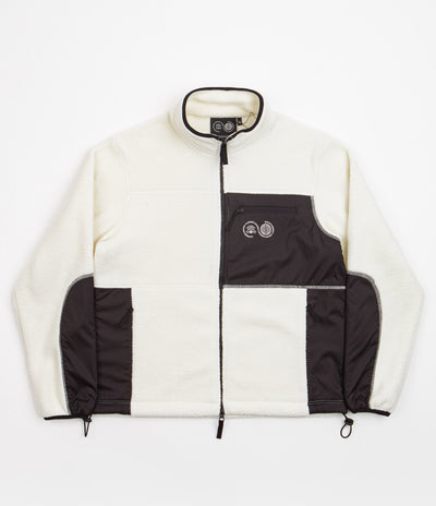 Carrier Goods Borg Zip Through Fleece - Ecru