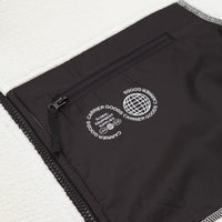 Carrier Goods Borg Zip Through Fleece - Ecru thumbnail