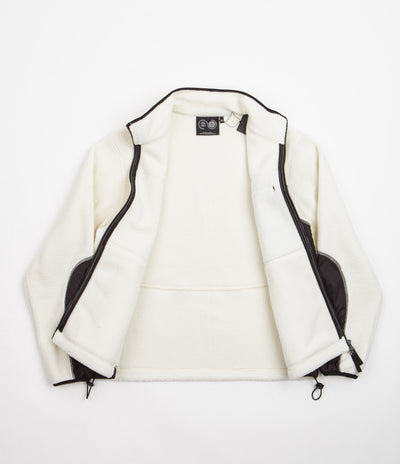 Carrier Goods Borg Zip Through Fleece - Ecru