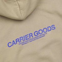 Carrier Goods Core Logo Hoodie - Dune thumbnail