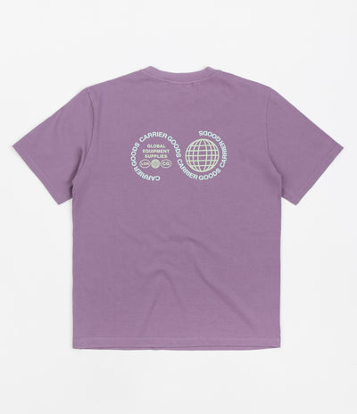 Carrier Goods Globe T-Shirt in Purple Sage