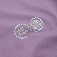Carrier Goods Globe T-Shirt in Purple Sage thumbnail