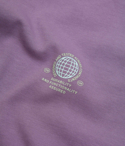 Carrier Goods Globe T-Shirt in Purple Sage