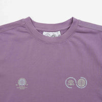 Carrier Goods Globe T-Shirt in Purple Sage thumbnail