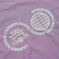 Carrier Goods Globe T-Shirt in Purple Sage thumbnail