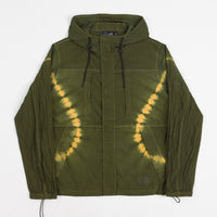Carrier Goods Tie Dye Nylon Jacket - Golden Green thumbnail