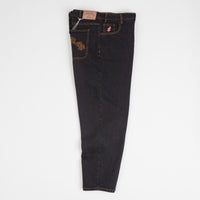 Cash Only Baggy Jeans - Washed Black / Gold thumbnail