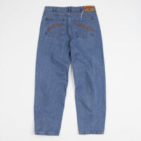 Cash Only Baggy Jeans - Washed Indigo / Gold thumbnail