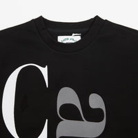Cash Only Big Letter Crewneck Sweatshirt - Black thumbnail