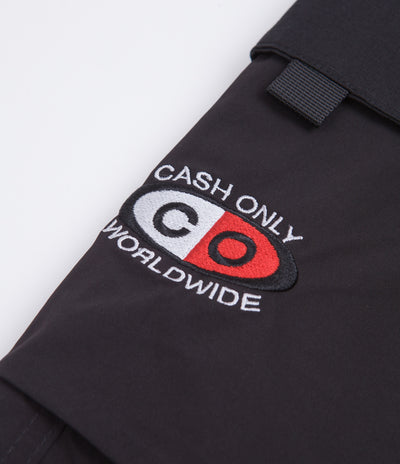 Cash Only Breaker Cargo Pants - Black / White / Red