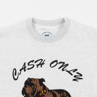 Cash Only Bulldog Crewneck Sweatshirt - Ash Grey thumbnail
