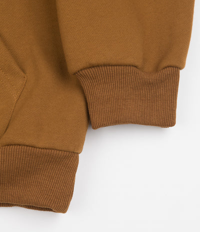 Cash Only College Chenille Hoodie - Brown
