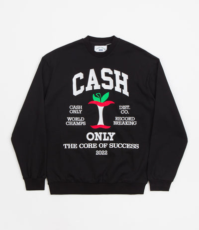 Cash Only Core Crewneck Sweatshirt - Black