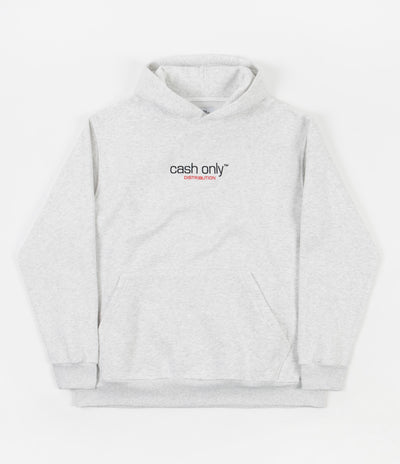 Cash Only Corp Logo Hoodie - Ash Heather
