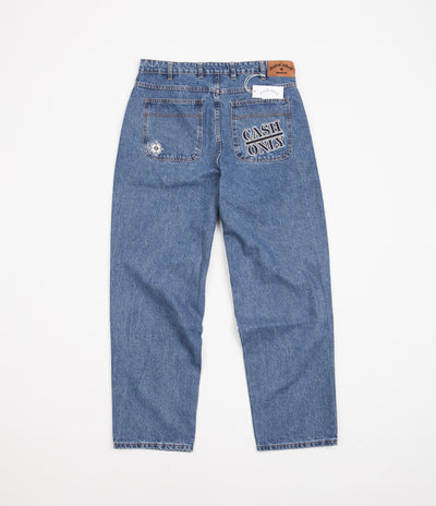 Cash Only Enemy Baggy Jeans - Indigo
