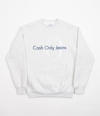 Cash Only Jeans Crewneck Sweatshirt - Ash Grey