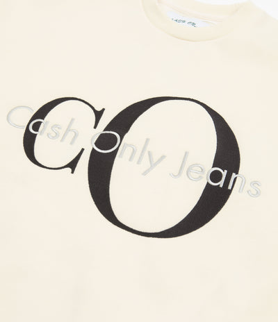 Cash Only Jeans Crewneck Sweatshirt - Cream