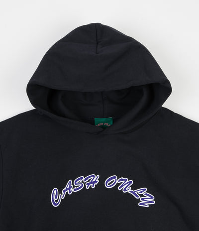 Cash Only Logo Hoodie - Navy
