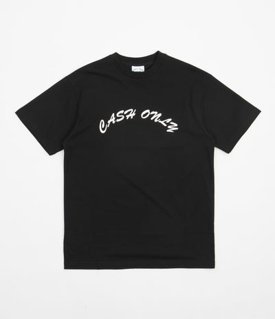 Cash Only Logo T-Shirt - Black / White