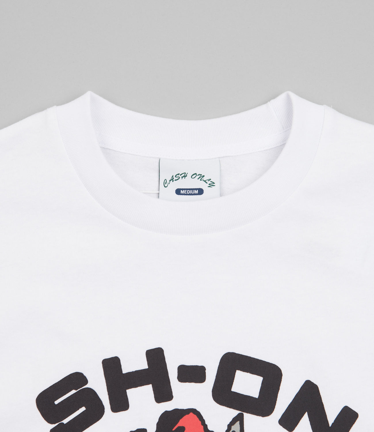 Cash Only Records T Shirt White Flatspot