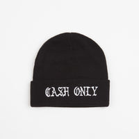 Cash Only Script Beanie - Black thumbnail