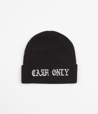 Cash Only Script Beanie - Black