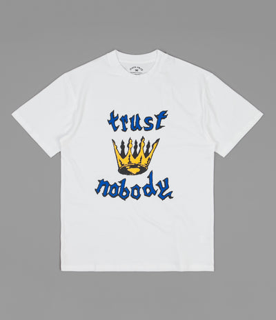 Cash Only Trust Nobody T-Shirt - White