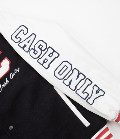 Cash Only World Series Varsity Jacket - Navy