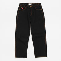 Cash Only Wrecking Baggy Jeans - Washed Black thumbnail