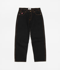 Cash Only Wrecking Baggy Jeans - Washed Black