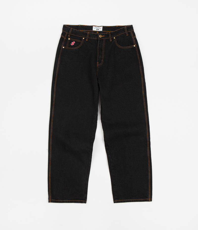 Cash Only Wrecking Baggy Jeans Washed Black Flatspot